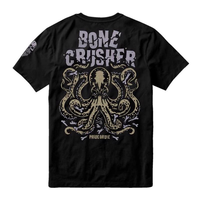 PRiDEorDiE bone crusher T-Shirt -black